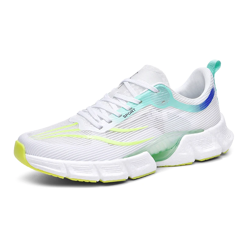 2024 Brand Logo Custom Men Casual Sports Sneakers Mesh Blank Carbon Fiber Sole Marathon Jogging Running Walking Shoes for Women