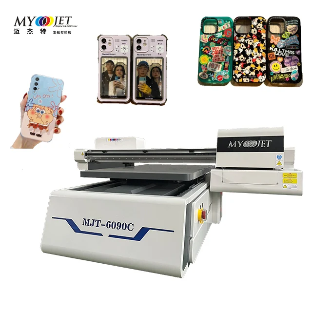 MYJET 6090c printer uv printing machine 160mm flatbed small businesses well known brand high quality accessories