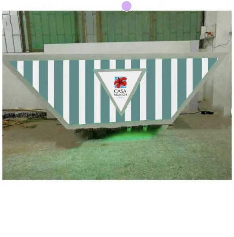 Wholesale Facade Stand DJ Booth LED DJ facade table for Party Events Home Bar Nightclub