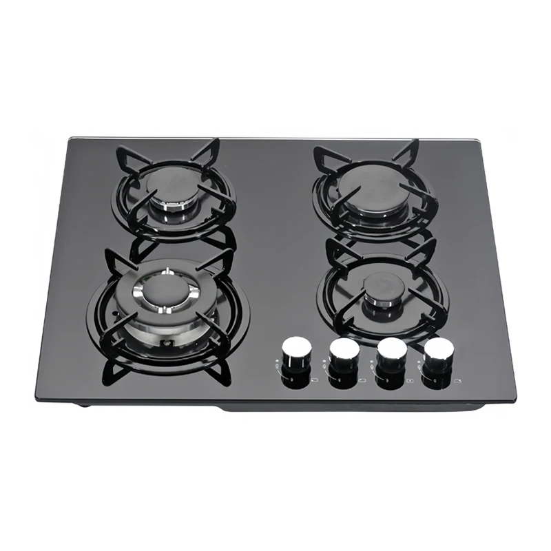 Custom Cheap Golden Supplier Super Kitchen Table Top Embedded Gas Cooktop Sales Reasonable Price 4 Burner Gas Cooker Stove