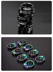 2021 hot selling mountain bicycle stem accessories china high strength aluminum alloy bike seat clamp stem bicycle