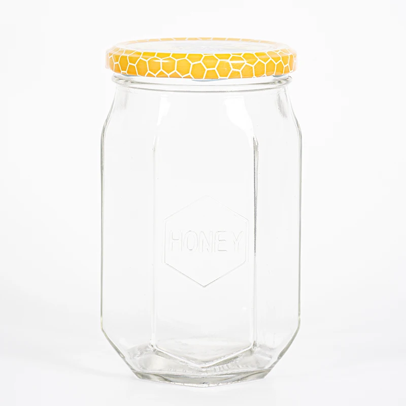 Luxury 280ml 380ml  480ml Sealing  Honey Jam Packaging Glass Jar wholesale