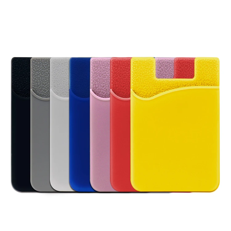 Wholesale Factory Price Mobile Credit Card Holder Id Card Holders Silicone Phone Card Wallet For Cell Phone