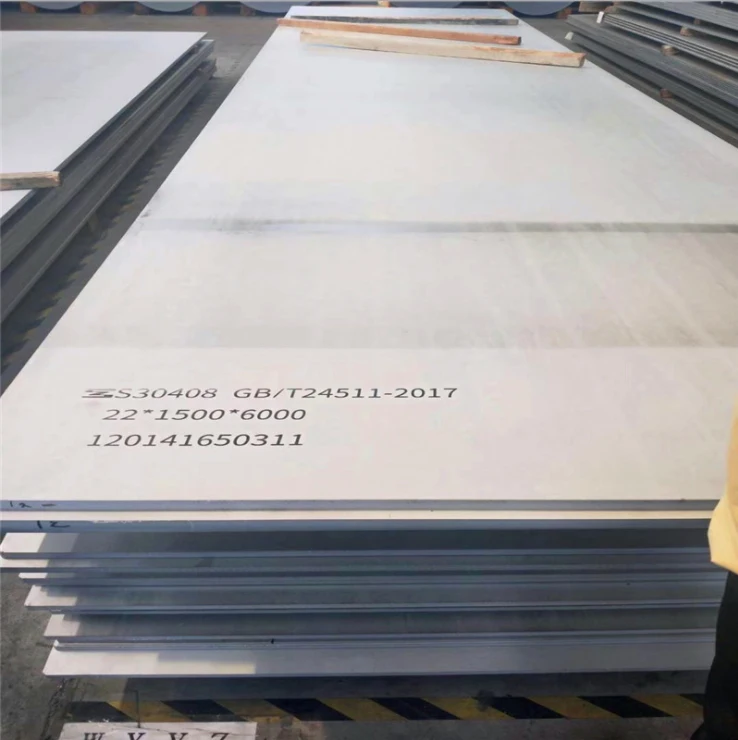 Stainless Steel Plate SS 304 Customized Thickness 4*8 Feet Plates ASME A240 L Sheet