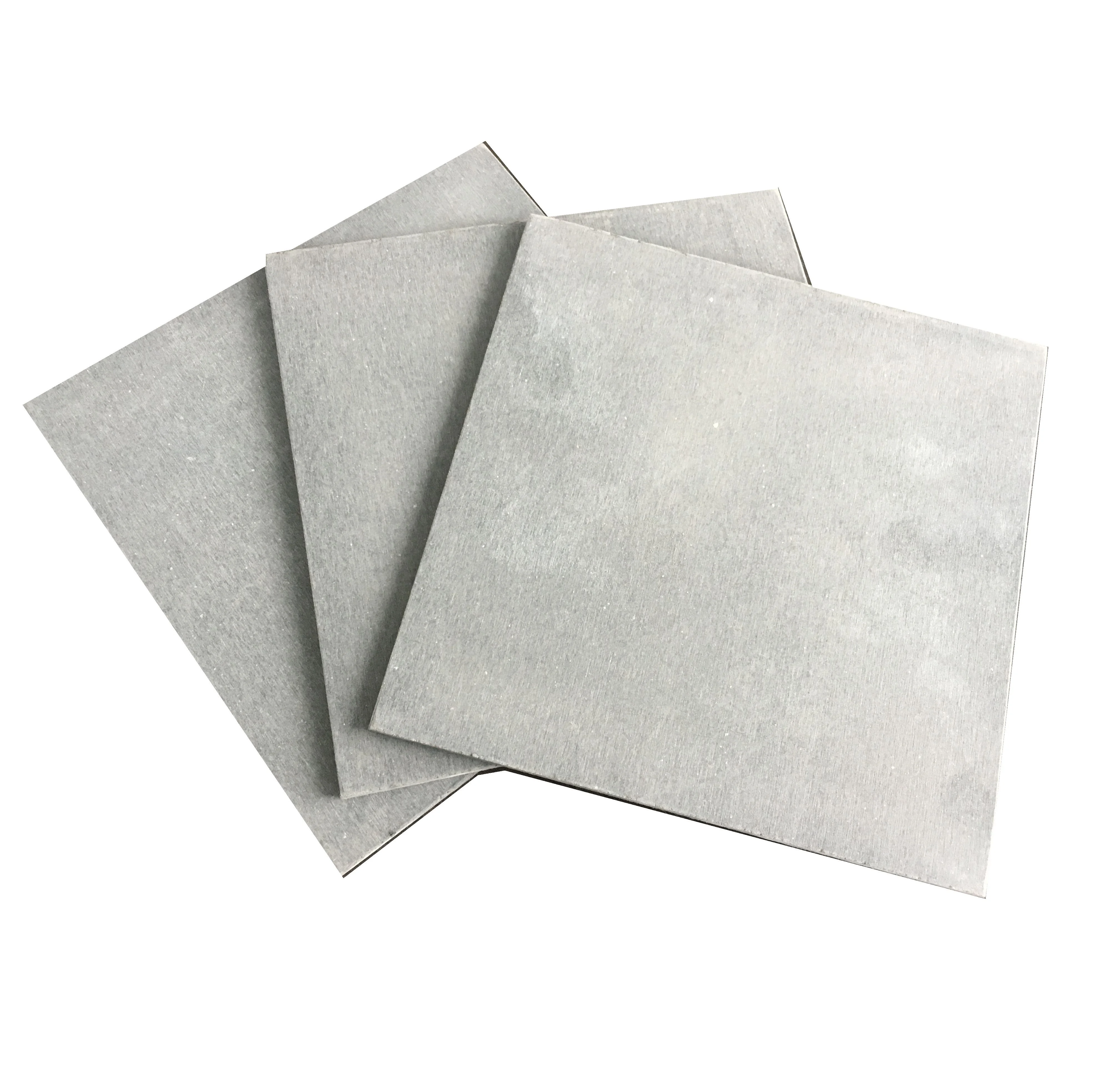 6mm Class A1 Fireproof Non-asbestos CRC Light Grey Polished Fiber Cement Sheets For Interior and Exterior Walls