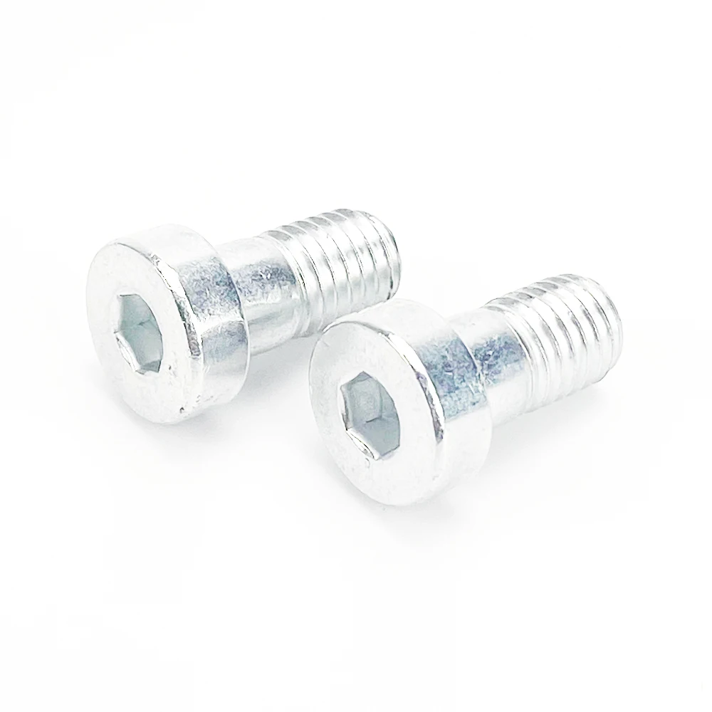Iron manufacturing large rod semi-threaded screws flat head bolts hexagon socket slotted cylindrical head screws