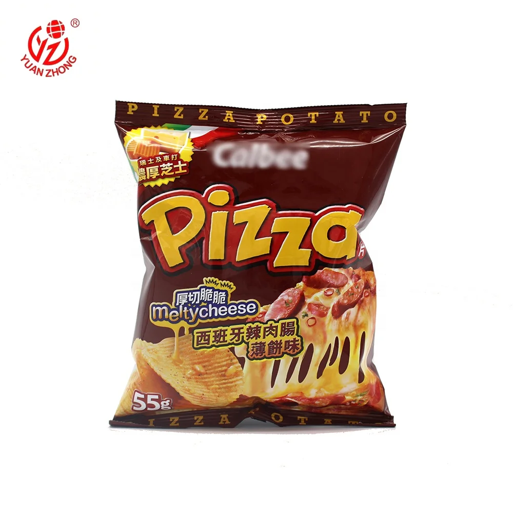 High Quality Custom Printed Plastic Back Seal Packaging Bag For Potato Chips