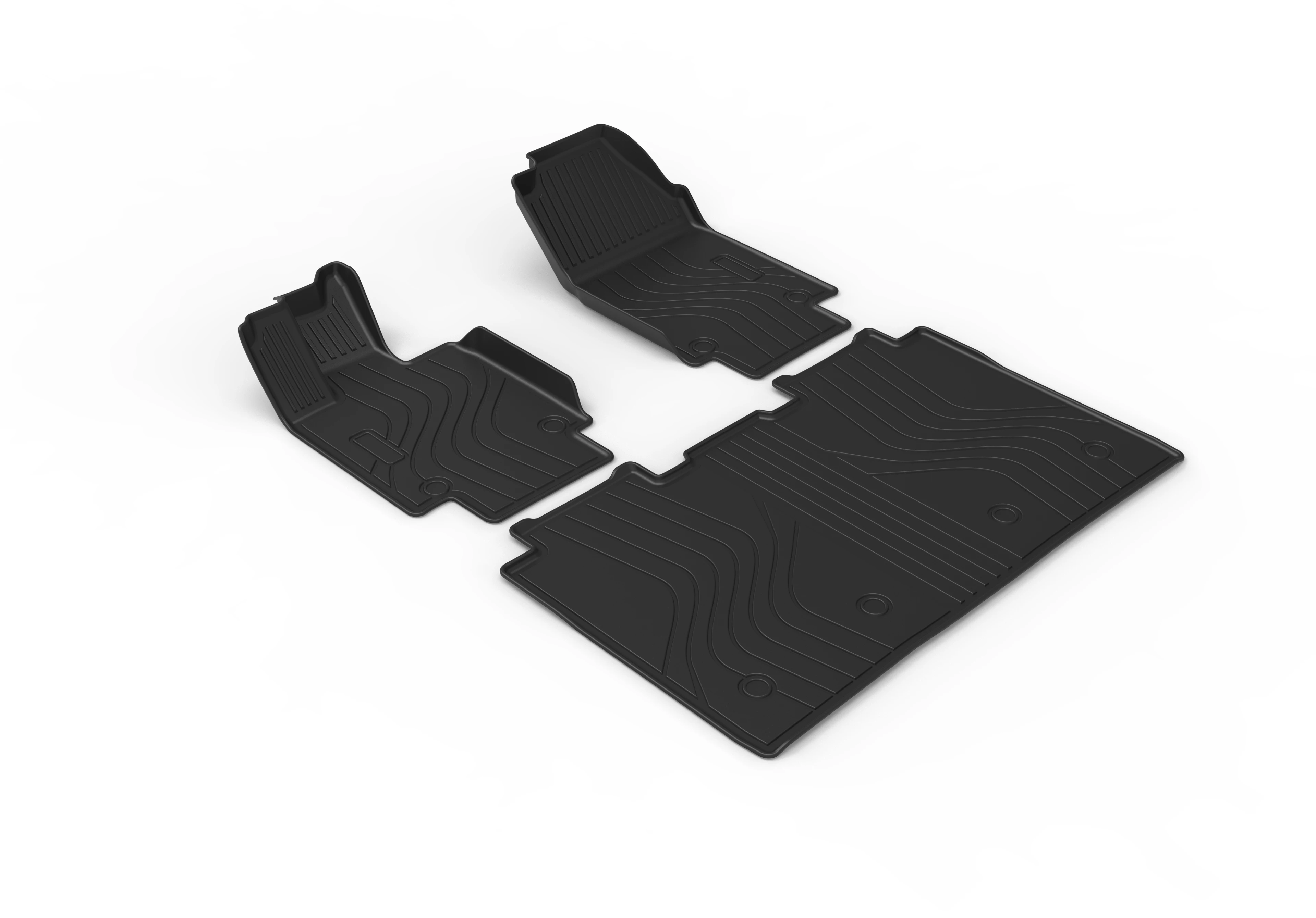 Best Selling Factory Pickup Car Accessories High Quality TPE 3D Car Floor Mat Use For Tesla Cybertruck 2024