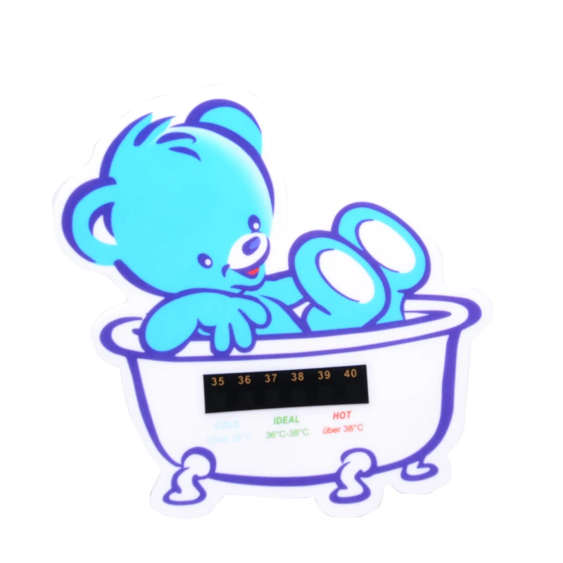 Многоразовый датчик температуры, Детский термометр для ванны, наклейка для карт