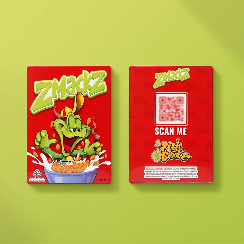 Custom Desgin Color Printing Cereal Package Boxes 350g 400g Art Paper Packaging Box