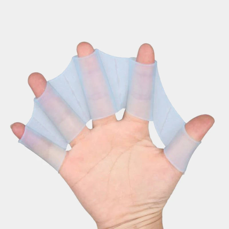 new style Lower Price silicone swimming diving finger webbed gloves