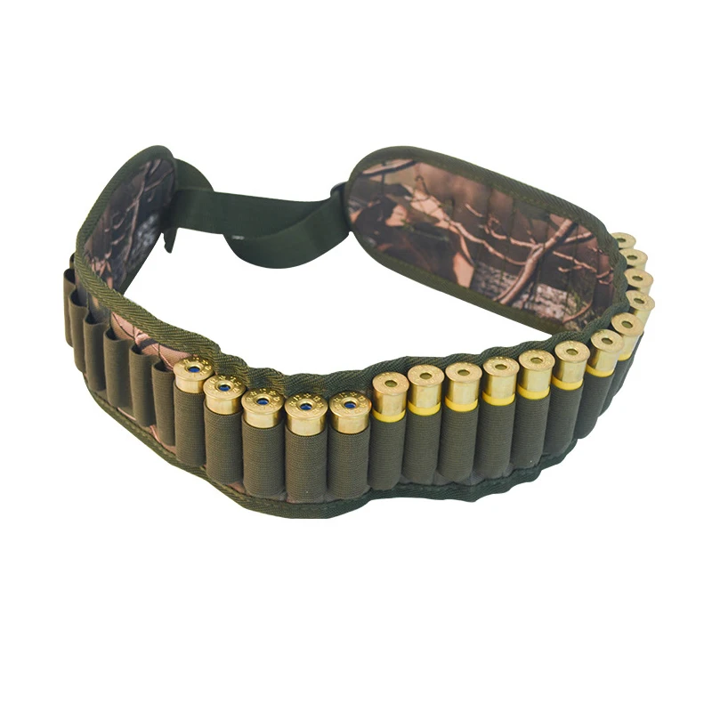 Hunting 	Pouches Tactical Concealed Leather Canvas Heavy Duty Adjustable Tactical Holders 30 Hole Hunting Ammo Belt Bag Shell