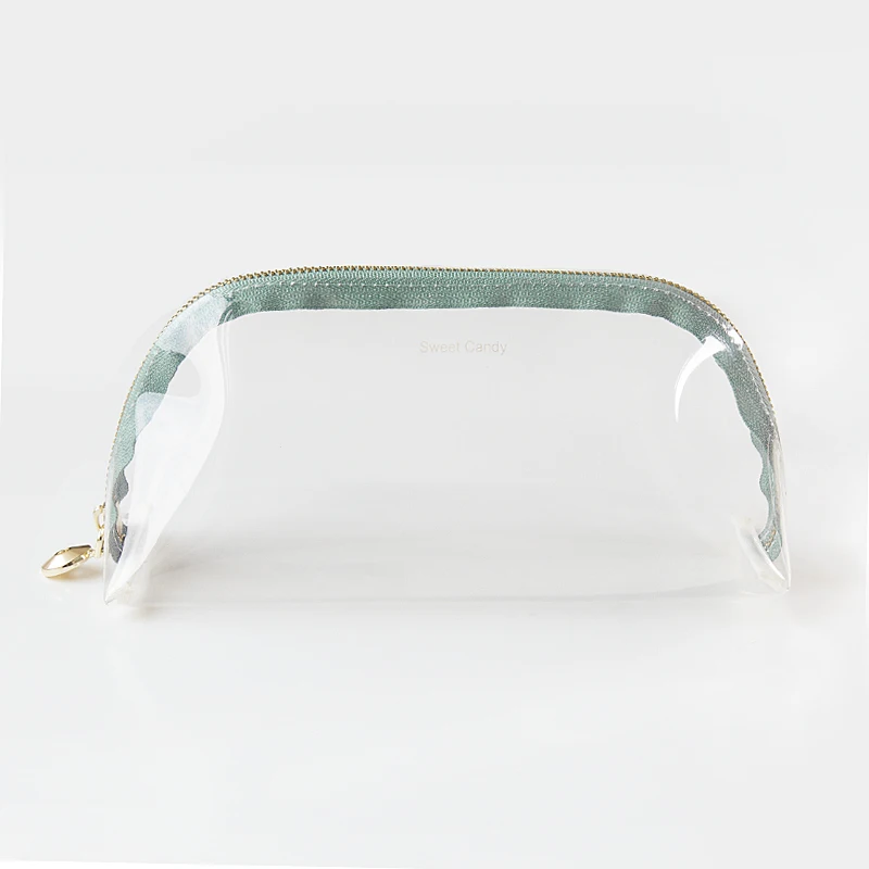 Hot selling eco friendly multi function transparent PVC make up bag storage pouch zipper beauty bag