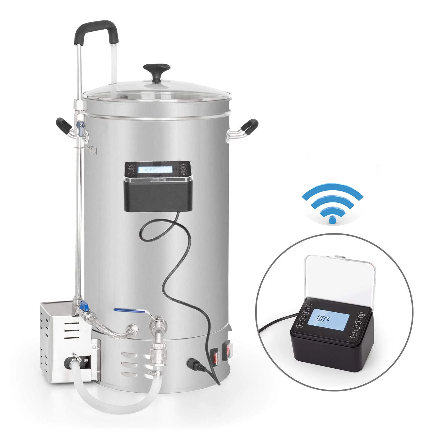 Newly Smart Home Brewer Homebrew Beer Brewing Equipment craft beer machine Stainless Steel All In One Brewing System