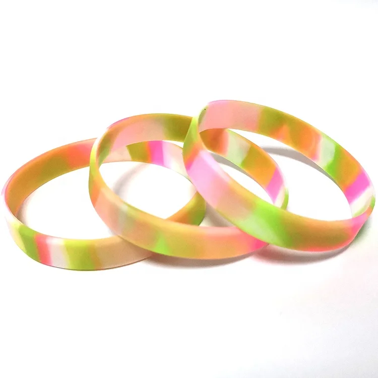 Custom Debossed Printing and Embossed Rubber Wristband Bracelet Logo Custom Promotional Wristbands