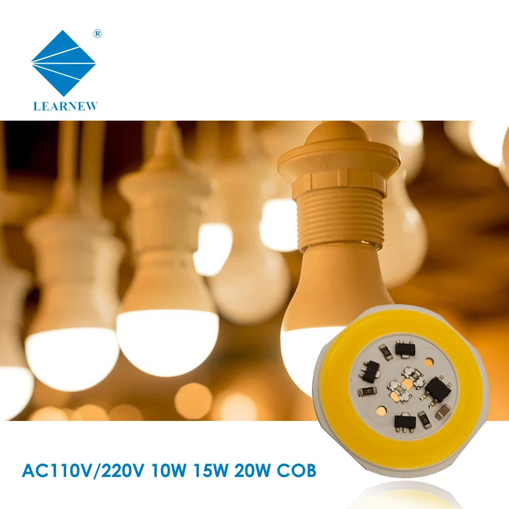 Driverless LED grow light chips 200V 240V 15w ac cob led for flower boom