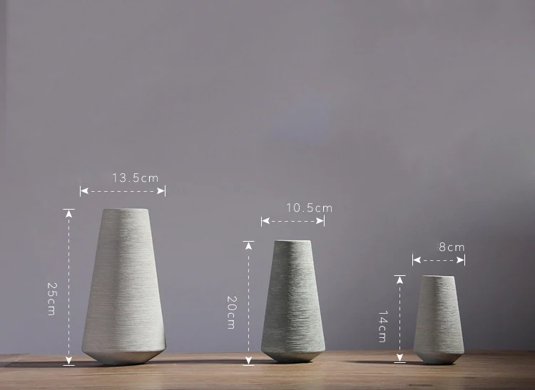 Новая модная фарфоровая Цветочная ваза ручной работы, декоративная керамическая ваза для отеля