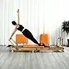 2023 Hot Sale Durable Beech Wood Pilates Reformer Home Gym Equipment with Folding Feature for Yoga Practice