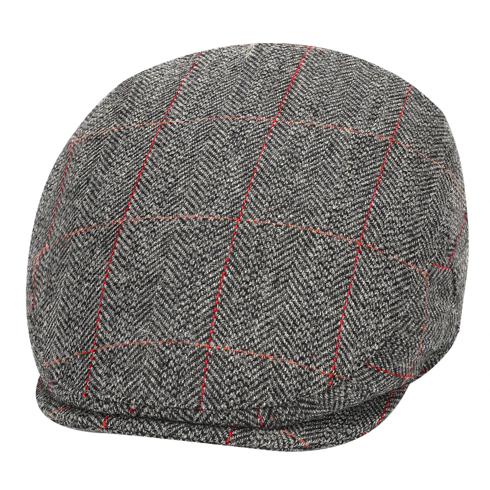 High Quality Two Tone Promotional Wool Ivy Caps And Hats Outdoor Newsboy Cap Wool Beret Hat
