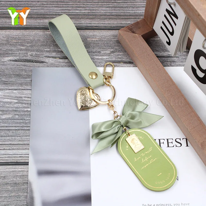 YOU YUE Wholesale Personalized PU  Leather Car Key Holder Key Chain pouch