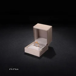 Custom Luxury PU Leather Jewelry Box Sets Gift boxes Ring Pendant Packaging