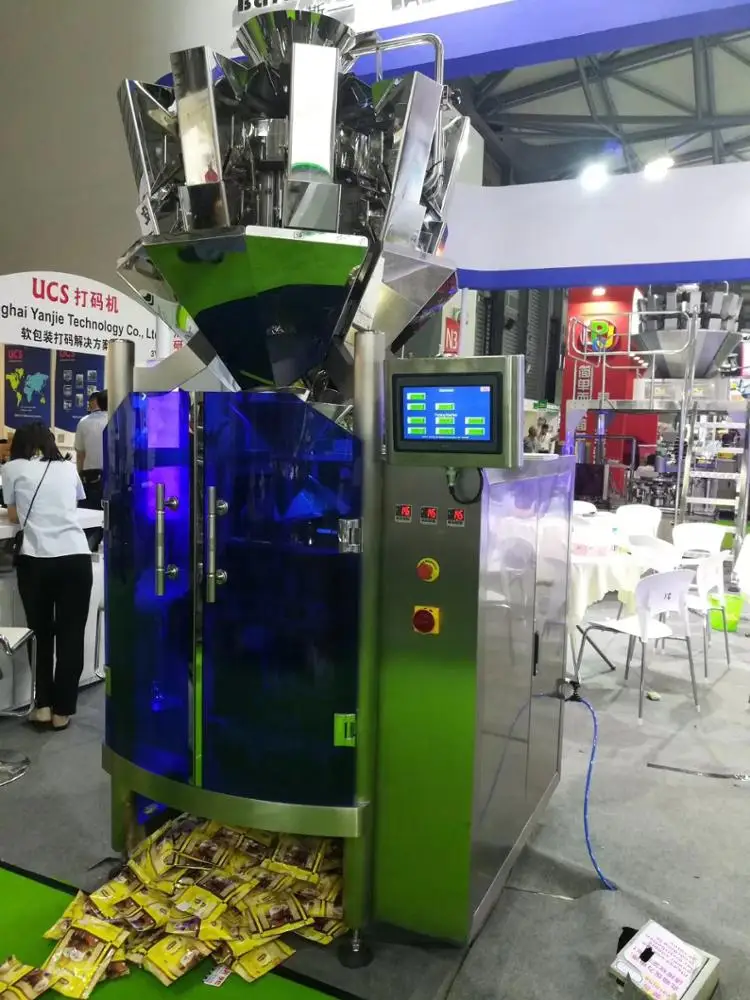 Multifunct Sachet Dried Fruit Crisps Corn Flakes Plantain Banana Potato Small Chips  Multifunctional Automated Packaging Machine