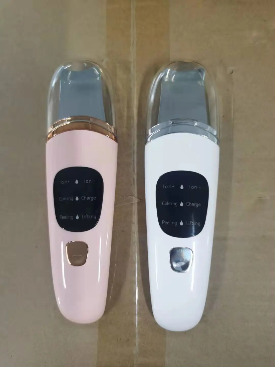  dropshipping 2021 Upgraded ultrasonic skin scrubber Facial Cleaning face Spatula Peeling Skin