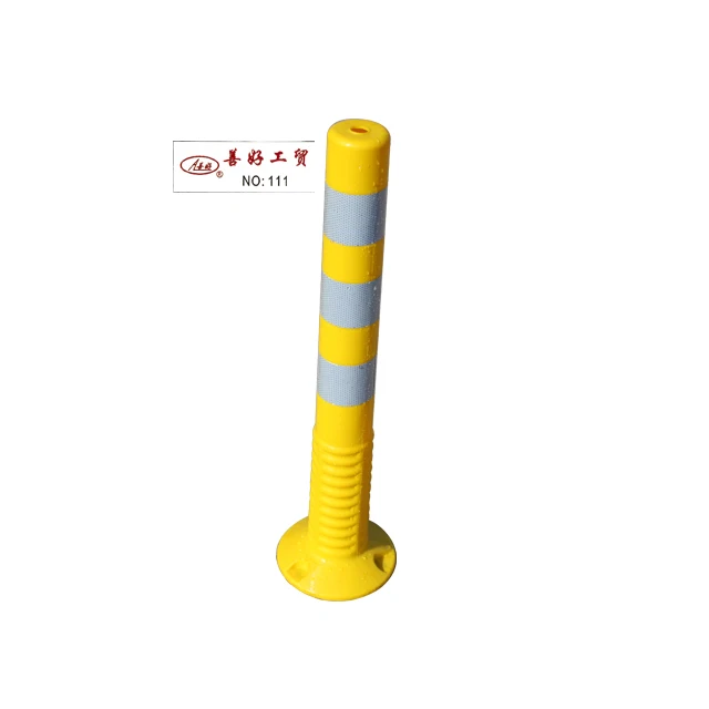 JESSUBOND 750mm First Grade PU Warning Delineator Post Sign Post