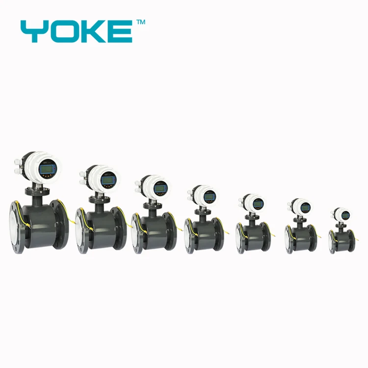 Точность до 0.2% двойной мощности CaCl2 Ti 0,24 дюймов взрывозащищенный уровень IP65 электромагнитный расходомер