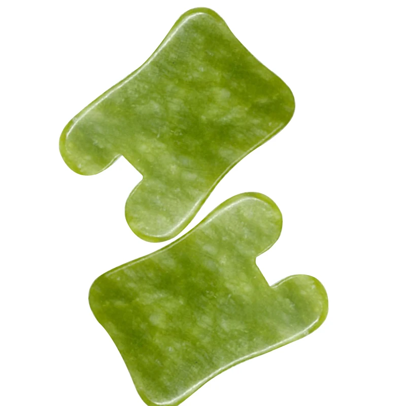 Natural JadeNatural Massager For Face Gouache Scraper Facial Massage Jade Guasha Scraper Gua Sha Skin Scraping Skincare SPA
