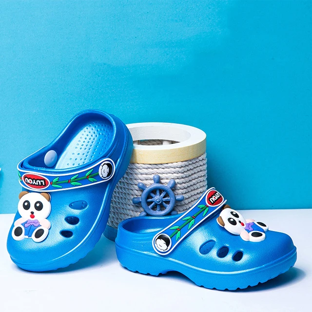 
Wholesale EVA Children Sandals Panda Design Garden Clogs Shoes 