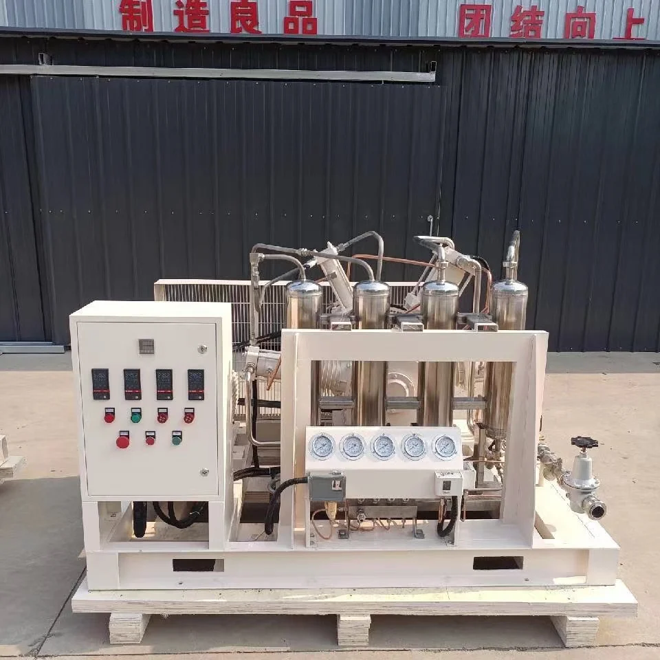 Oxygen Nitrogen Gas Booster Compressor Oxygen Nitrogen Booster Compressors High Efficiency Frequency Regulation