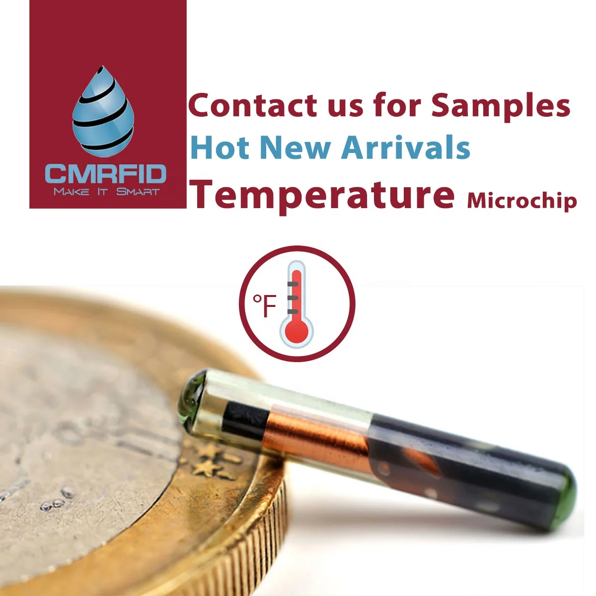 CMRFID игольчатый приемопередатчик радиочастотной идентификации температуры микрочипа шприц для имплантации животных микрочипы для собак