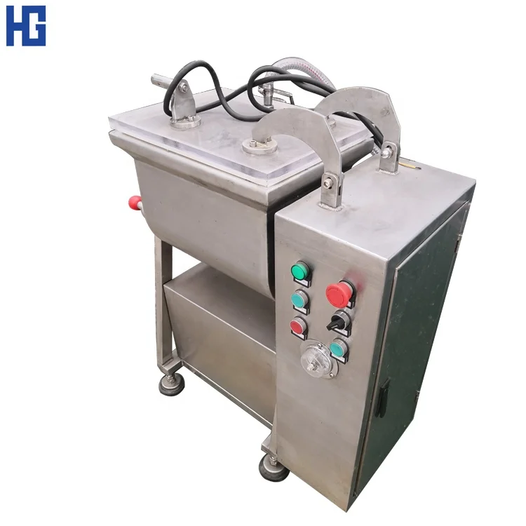 Food Processor Stainless Cheap Tilting Chard 20L 50L 100L Vavuum Meat Mixer