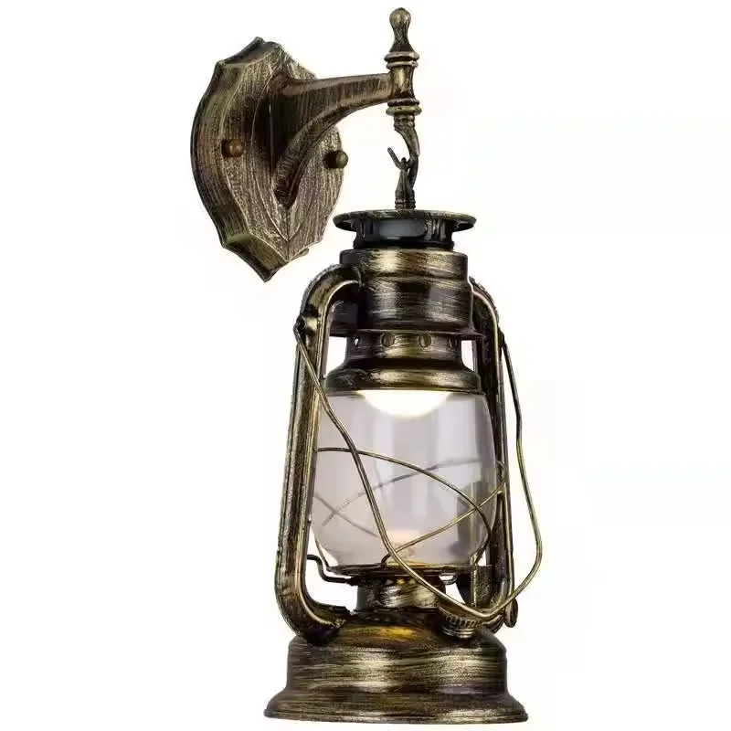 Retro Vintage Wall Sconce Home Decorative Night Light Industrial Simple E27 Iron Art Wall Light For Hotel Living Room Bedside