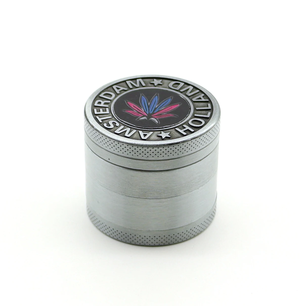 Биоразлагаемый измельчитель из цинкового сплава Амстердама, Лидер продаж на Amazon, измельчитель травы 55 мм, Электрический измельчитель для табака и специй