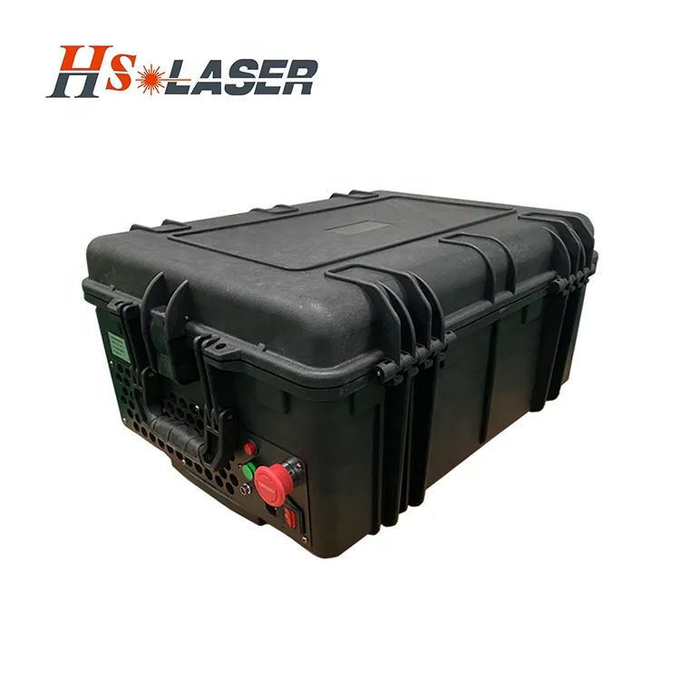 High power fast speed laser cleaning machine Pulse laser rust removal machine 200w 300w Trolley laser equipment for cleaning