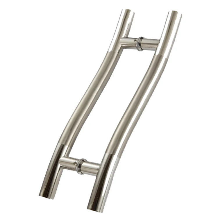 Стеклянная Дверная ручка из нержавеющей стали