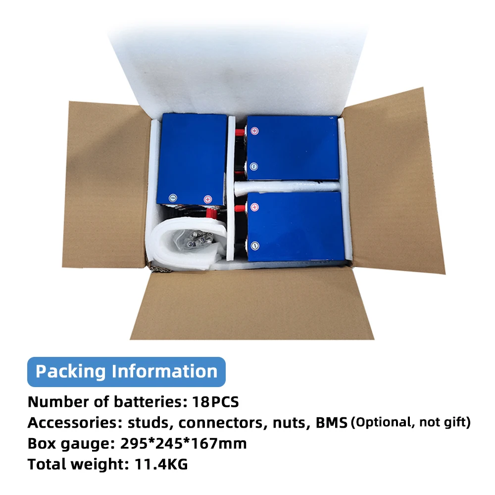 Gotion Low Price DIY 48V/60V/72V Battery Pack 3.2V 20Ah 25Ah 27Ah 30Ah LiFePO4 Battery Cell with BMS/Accessories