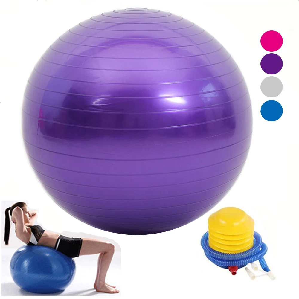 Eco Friendly Yoga Ball Balance PVC Yoga Ball Exercise Stability Swiss Balance Trainer Pvc Yoga Ball