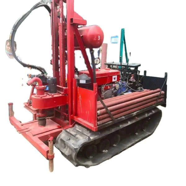Good price 100m diesel hydraulic portable water well drilling rig