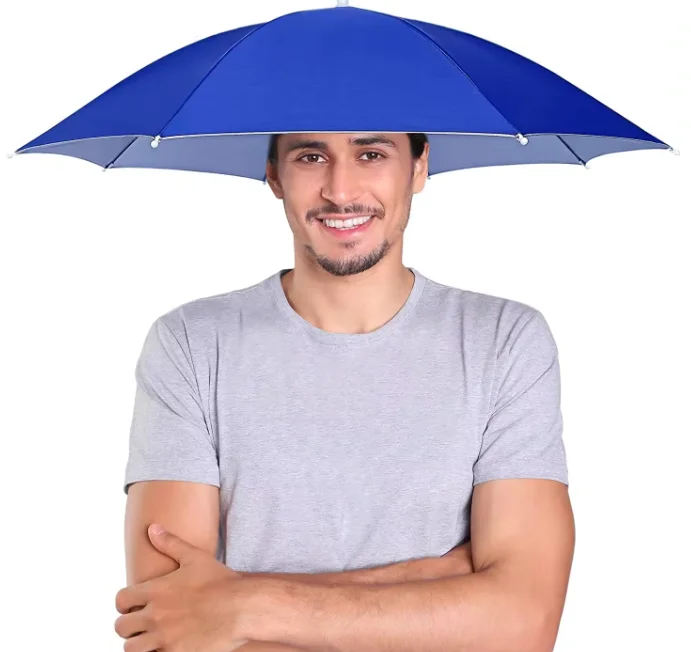 Camouflage Foldable Fishing Cap Sport Umbrella Hat Hiking Beach Camping Headwear Cap Metal Cute Wedding Polyester Stretch Manual