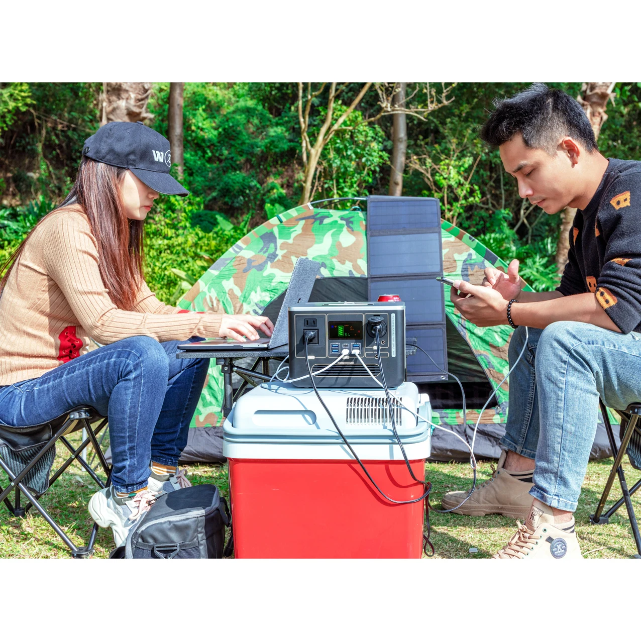  Sbase S633 портативный солнечный генератор инверторный 444Wh Power Bank зарядное устройство 300 Вт Чистая синусоида campingelectric