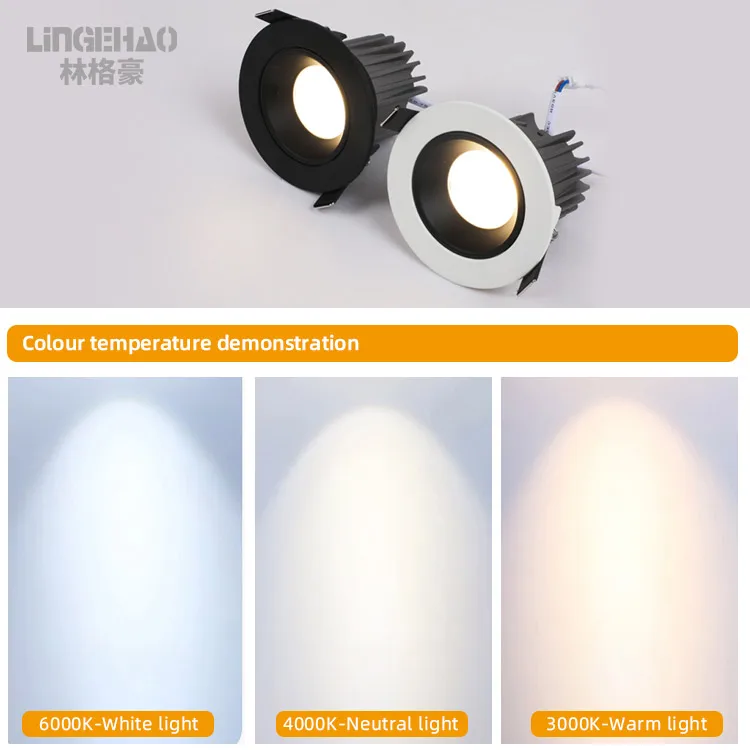 LED Downlight Manufacturer Surface Mounted Down Light Front Replace Bulb Ceiling Light Modern Style Spotlight