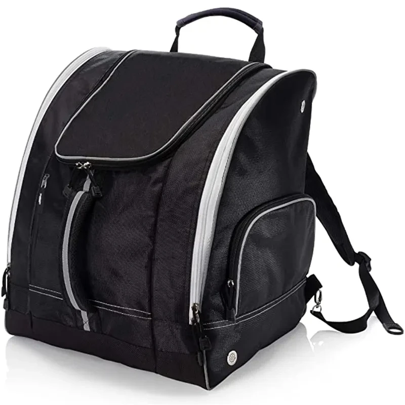 Custom Logo Ski Boot Bags Backpack For Outdoor Sport Travel Storage Bagpack Snowboard Equipment Bags Waterproof Ski Shoe Bags