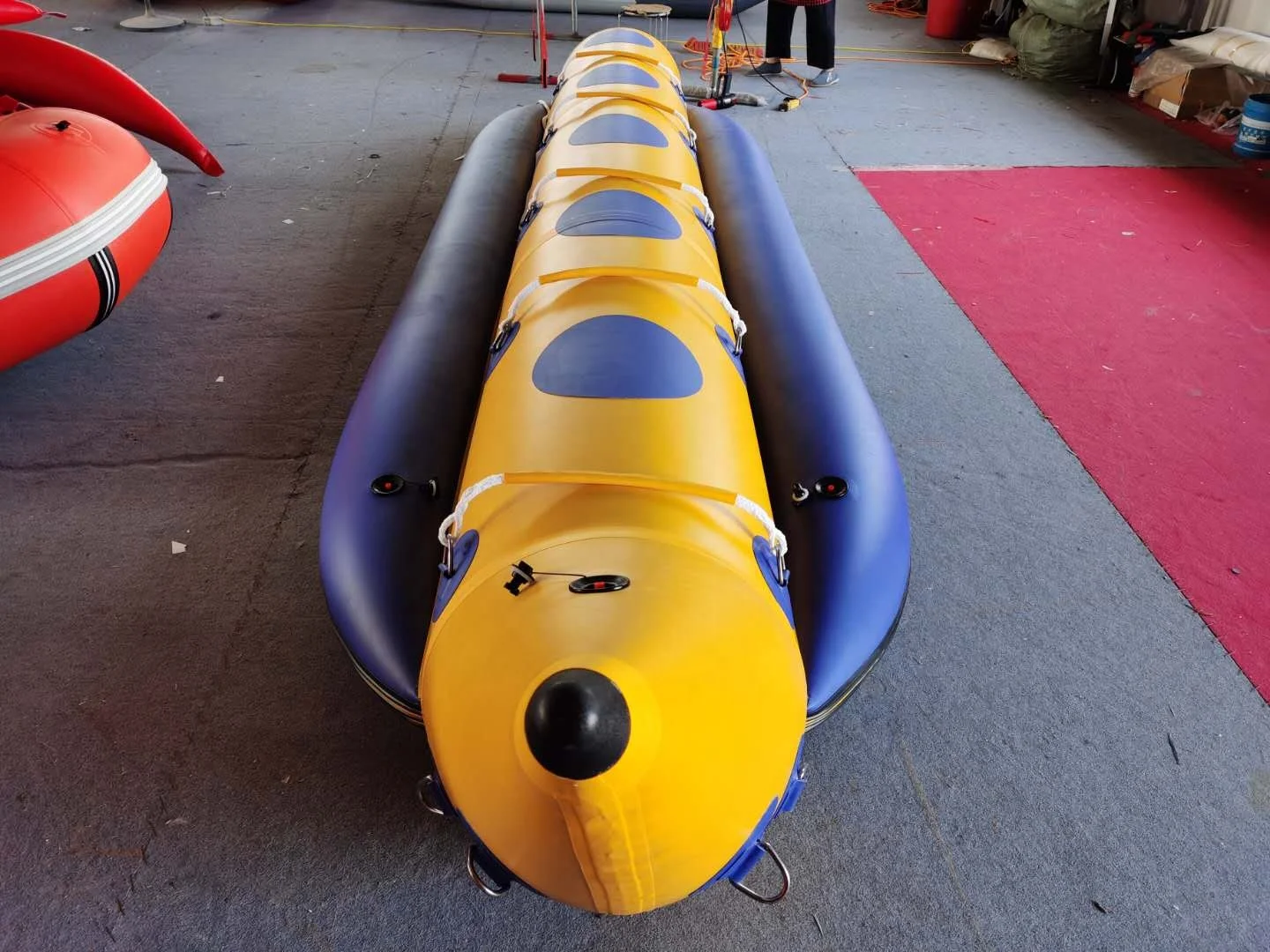 8 people rowing boat rubber Hypalon boat water play crafts ice skating craft