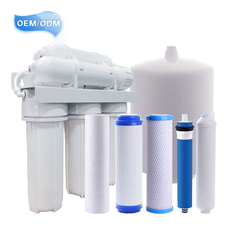 NSF Certified 75G RO Filter 3.5G Tank 5 Stage Reverse Osmosis Water Purification System Water Filter RO System Home