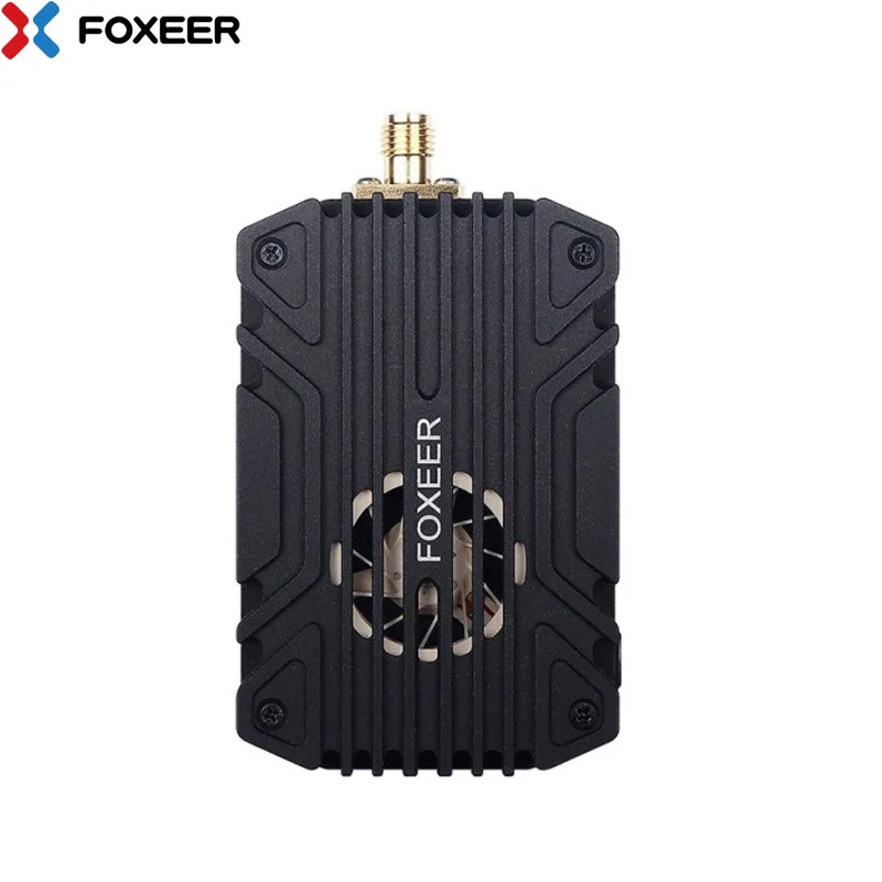 Foxeer Reaper Infinity 5.8G 40CH 5W VTX Build-in Mic Fan CNC Heat Dissipation Shell 20X20mm 9-36V for RC Airplane FPV Long Range