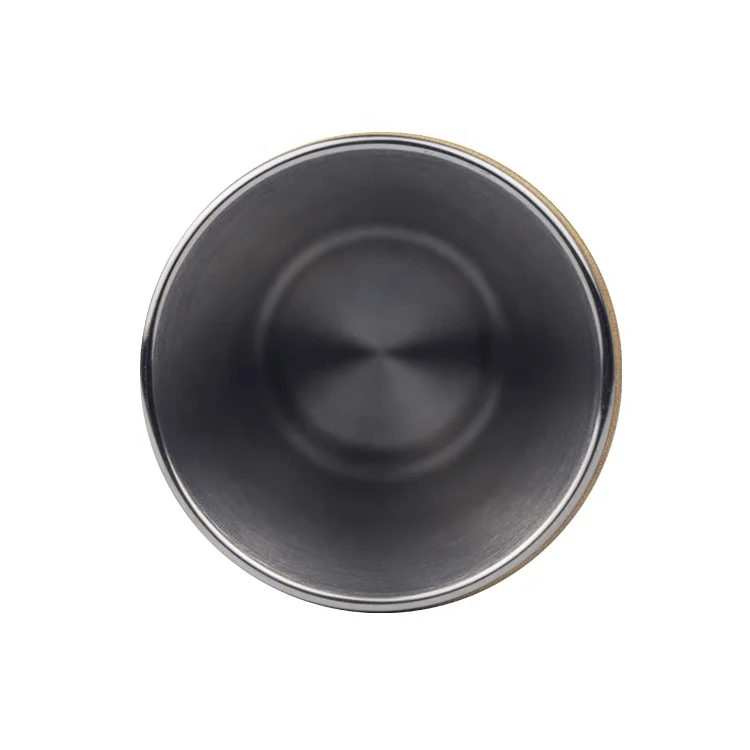 Custom Logo High-quality Thermos Bamboo 304 Stainless Steel Hot Selling Products Bamboo Cup Coffee Tumbler.