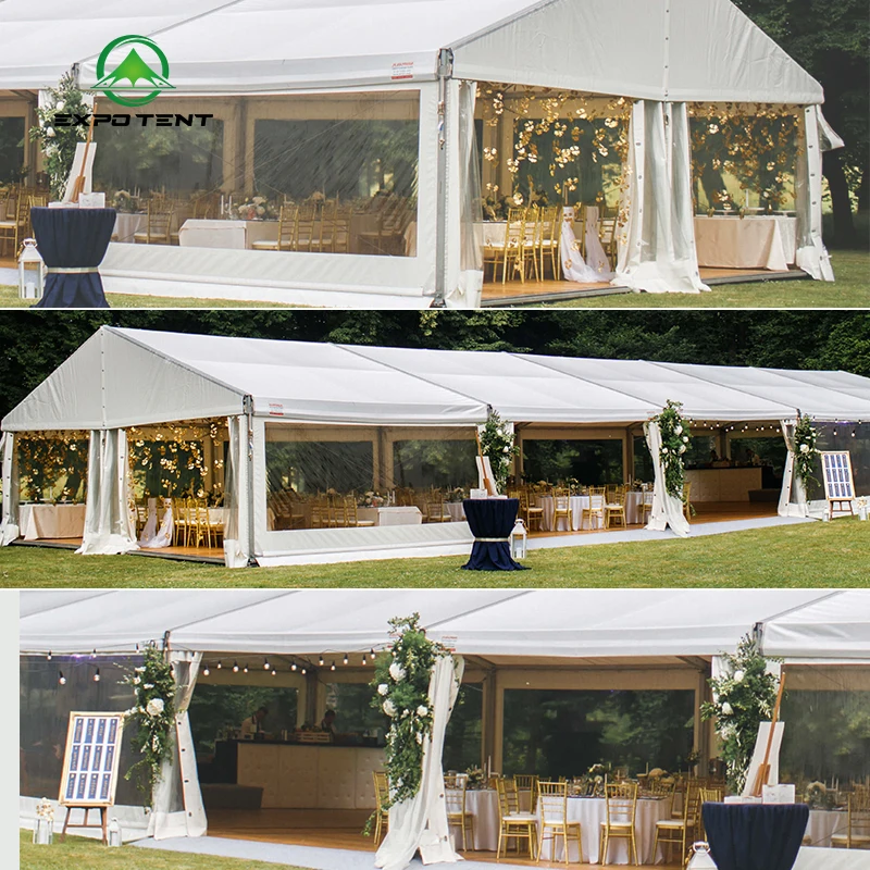 EXPO TENT  canopy tent outdoor 6*18m 8*15m suitable for 100 people event tents outdoor wedding party